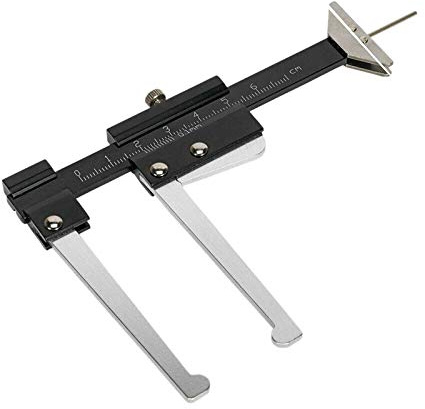 U-K Disc Brake Disc Thickness Caliper 0-60mm Measuring Gauge Micrometer Measuring Tool Durable Useful and Practical