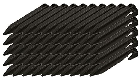 50x Haken, Nägel, Erdanker kompatibel mit Begrenzungskabel für Mähroboter Husqvarna, Gardena, Bosch