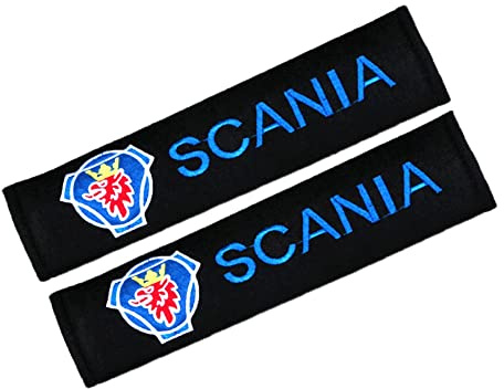 ACSUZ Voiture Ceinture De Sécurité, pour Scania Car Doux Confortable Antidérapant Housse Rembourrage Protecteur IntéRieur Accessoires