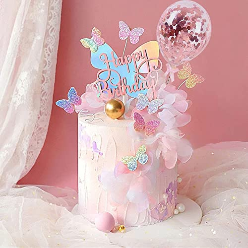 Schmetterlinge Tortendeko, 12 Stück Schmetterlinge Deko Torte, Tortendeko Schmetterling, Tortendeko Geburtstag, Tortendeko Mädchen, für Geburtstag,Hochzeit,Party, Dessert Party