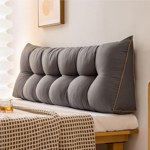 004,100cm, Keilkissen Für Das Kopfteil, Für Einzel-/Doppel-/Queensize-/Kingsize-Betten, Lesekissen, Großes Rückenstützkissen Für Die Nachtseite Zum Sitzen Im Bett
