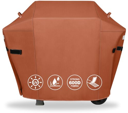 Denmay 7139 130 cm cubierta para barbacoa Weber Spirit II 300 310 Serie, Spirit E-320, 300 310 Serie, 600D Funda protectora para barbacoa Weber