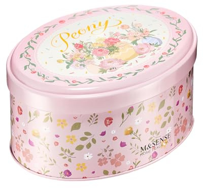 M&SENSE Velas Aromáticas Perfumadas Peonía, 2 Mechas Velas Decorativas, Relajación en Casa y Decoración Salón, 70h Larga Duración, Cera de Soja 340g, Regalo Día de la Madre y Mujer Original