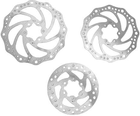 3 pièces disques de frein à disque ensemble de rotors de frein en acier inoxydable haute performance freinage sûr durable pour vélo vélo de route 120mm 140mm 160mm accessoires de