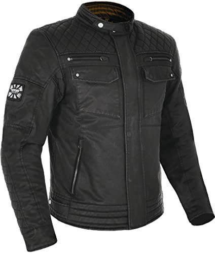 Oxford Hardy Dry2Dry Vaxjacka i bomull, Svart, XL