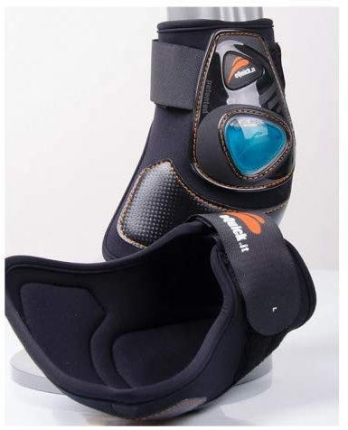 EQUICK Streichkappe eUltra Velcro Größe L, Farbe schwarz