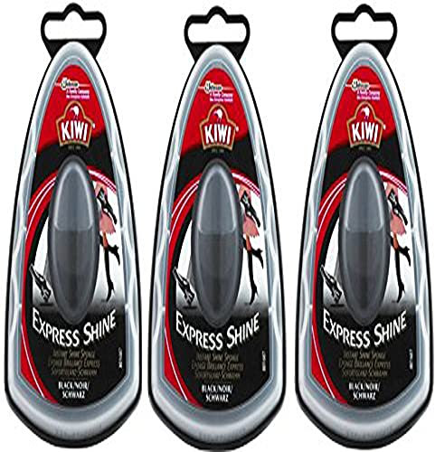 kiwi Schuhputzschwamm schwarz (3er Pack) 5,0 ml