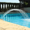 Bseical Cascata Piscina Esterna Fuori Terra, Fontana Laghetto da Giardino, Tubo Doccia