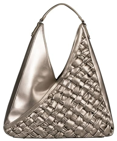 Gabor bags Gianna Damen Hobo Bag Schultertasche Groß Silber