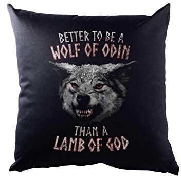 Urban Backwoods Wolf of Odin Kissen Dekokissen