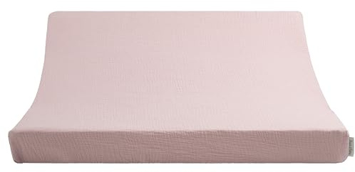 Baby's Only - Wickelauflagenbezug Fresh ECO - Wickeltischauflage bezug - Für Sommertage - Aus 100% Bio-Baumwolle - Hydrophilen Stoff - 45x70 cm - Alt Rosa