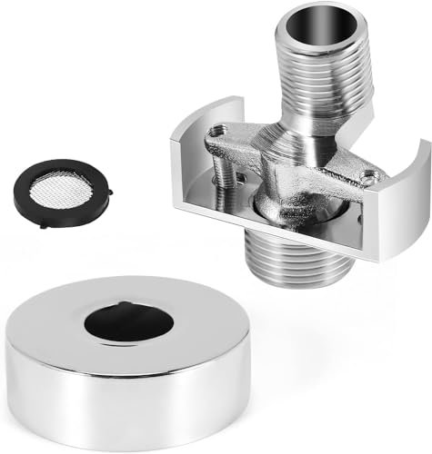 Jevina Einstellen des Winkels des Ansaugrohrs Kupfer Dusche Kopf Abgewinkelter Gebogener Fuß Exzenter Schraube Ecke Zubehör