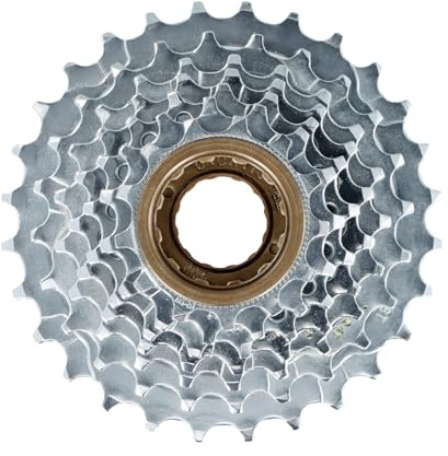 Cassetta 7 Velocità, Ruota Libera Bici 13-28T, Pignone Bicicletta, Placcatura a 3 Strati a Prova di Ruggine, Dente di Posizionamento ad Alta Precisione, Cassetta Pignoni per Mountain Bike Ciclismo