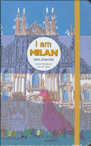 Moleskine I AM the city Mailand Notizbuch limitierte Ausgabe, L/A5, liniert, fester Einband