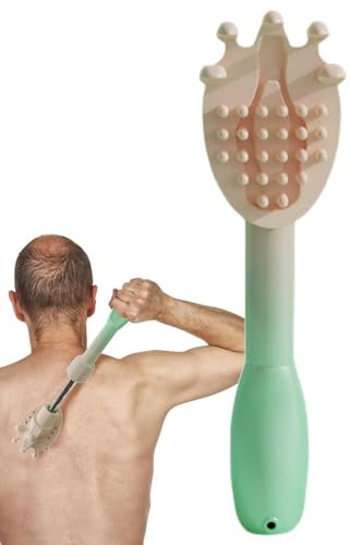 Rascador de espalda retráctil - Rascador de espalda eléctrico | Rascador corporal ajustable con mango cómodo, rascador corporal portátil con garra ensanchada para adultos, mujeres, hombre