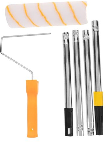 OSALADI Teleskop Edelstahl-stiel Farbwalze Wand Hausanstrich Abwaschbare Rollerabdeckung Kompatibel Mit Latexfarben Und Ölfarben Ergonomischer Griff