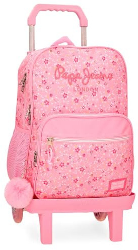Pepe Jeans Alenka Rosa Mochila, Rosa, 30x40x12 cms