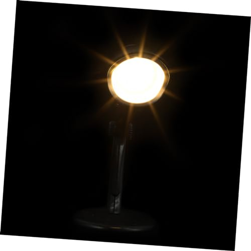 Operitacx Faltbare LED Minilampe für Schüler als Nachtleselicht | Warmweißes Licht, aus Kunststoff, 1 Stück mit 3 Knopfzellen, Geeignet für Schüler