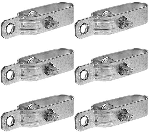 UKCOCO 6 Stück Kabelspanner für Gewächshäuser hängend Stahldraht Ratsche Abzieher Stahlkabel Schwerer Spanner Drahtspanner Werkzeuge zum Spannen von Drähten a3 Stahl