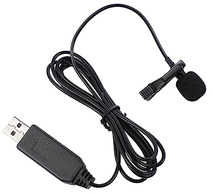 LAPYAPPE Microfono Omnidirezionale Per Conferenze Registrazione e Streaming Fedeltà Audio Surround Gradi Compatibile Computer Desktop e Laptop Clip Per Fissaggio Al Interfaccia Usb Plug