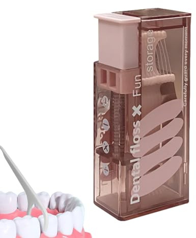 Dispenser Per Pick Di Filo Interdentale, Contenitore A Filo Automatico | Forniture Per La Pulizia Da Viaggio Per Cenare, Mangiare La Pulizia Dei Denti In Hotel O Ristorante