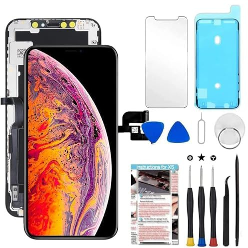 Fixerman Pantalla LCD para iPhone XS Reemplazo 5,8 Pulgadas Display y Digitalizador Táctil Vidrio con Herramientas, Compatible con Modello A1920, A2097, A2098, A2100