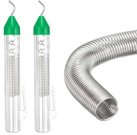 QUARKZMAN 2 Stk Lötzinn Mit Kolophoniumkern 2mm Durchmesser Bleifreies Lötzinn Flussmitteldraht 15g Jede Tragbare Flussmittel Zinndraht Rohs Für Elektrisches Löten Leiterplatten DIY
