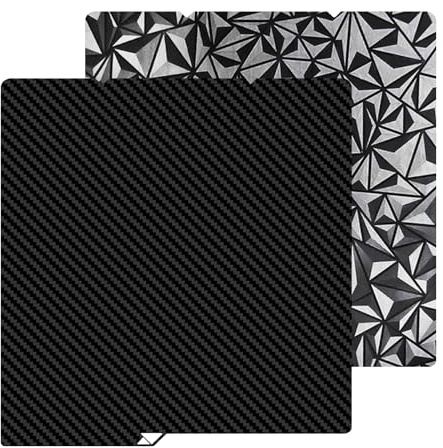 PEO + PET Doppelseitige Druckplatte Kompatibel mit Anycubic Kobra S1/Kobra S1, 264x276mm Flexibel Federstahl Doppelseitig Texturiert Druckbett Platte für 3D Drucker Platform