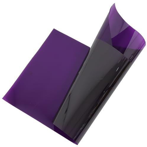 Lurrose Lichtfilter Folie 30cm Farbkorrektur Transparent für Fenster Lampen Fotografie Laser Hologramm Folie UV Beständig Farbmischung für Heimwerker Partybeleuchtung