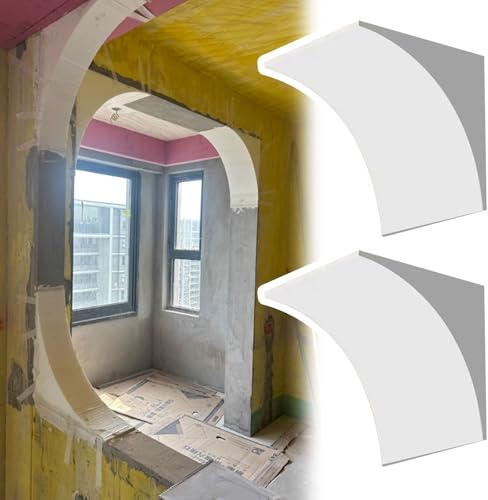 Heavy Duty DIY Arch Doorway Molding Kit Drywall, Heavy Duty Doorway Molding Kit for DIY Arch Trim, Customizable Drywall Form for Living Room Door Openings