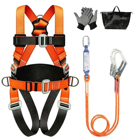 YouProtect Kit de harnais de sécurité anti-chute Kits de harnais de sécurité de protection contre les chutes
