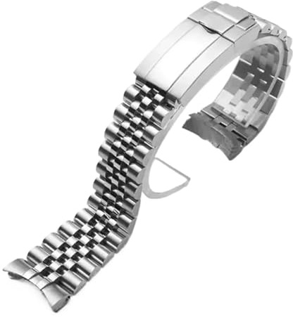 FYYFS 20mm 21mm klockarmband kompatibelt med Rolex Sub Yacht herrarmband lyxklocka kedja modifieringsdelar reservdelar tillbehör(20mm)