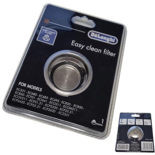 Delonghi Filtre à café en papier pour cafetières EC330, EC331, ECZ351, EC680, EC820, EC850, EC860, ECI341, ECO311