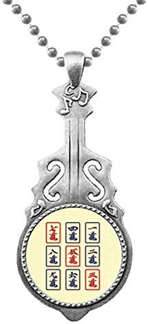 Kaleidoskop Mahjong Art Deco Geschenkmode Anhänger Schmuck Musik Gitarre Torque Star Moon