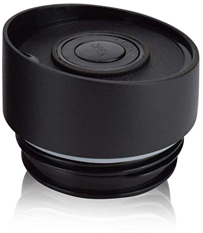 Ersatzdeckel nur für den Milu Thermobecher 210ml geeignet - Druckknopf - Ersatzteil - Farbe Schwarz inkl. Dichtung - BPA Frei