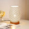 HHMTAKA Abat-jour en métal Lampe de Table Lampe de chevet décorative avec ampoule Edison pour chambre à coucher Maison Mariage Fêtes Patio Intérieur