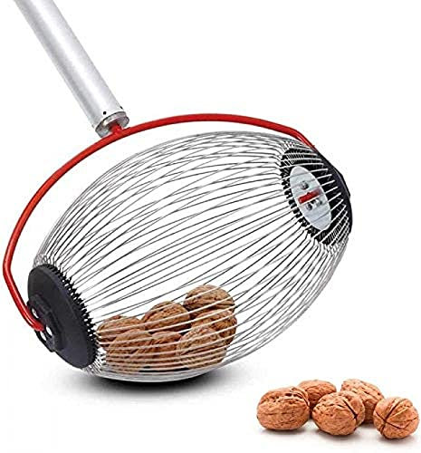 RONGJJ Collecteur De Noix Petit Collecteur De Pommes avec Bâton en Bois Rouleau Original Blitz Le Plus Petit Fruit pour Les Olives Prunes Noyer