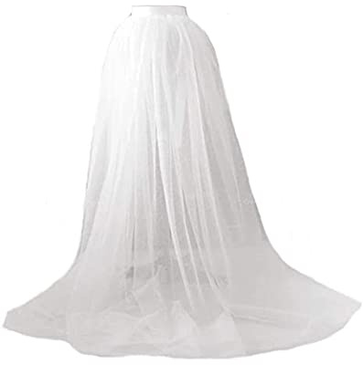 SANSIWU Langer Damen-Tüllrock, Maxirock, Netzstoff, für Hochzeit, Party, Cocktailkleid, Abschlussball, sexy Überrock