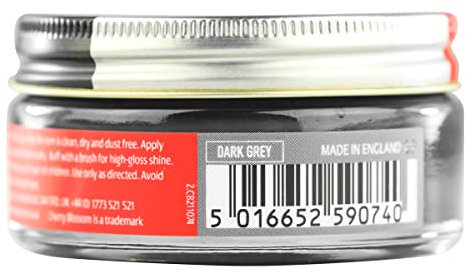 Cherry Blossom Footwear Renovating Cream Shoe Care Product, Dark Grey, 50ml UK