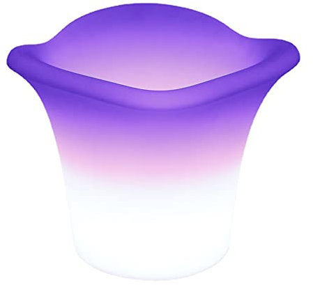 LED Wine Bottle Coolers, Large Capacity Illuminated Ice Bucket, With Remote Control And Rechargeable water proof Light Up Champagne Cooler, Suitable For Families Restaurants Club Party