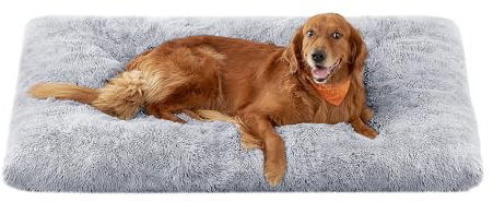 Feandrea Hundebett, Hundekissen, Langer Plüsch, 140 x 100 cm, waschbar