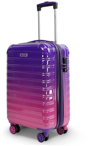 Blade Set di 3 valigie espandibili – Valigia rigida trolley – Valigia leggera in ABS + PC con serratura TSA – 4 ruote rotanti – Set di 3 valigie da viaggio, Lilla, M (Handgepäck), valigetta