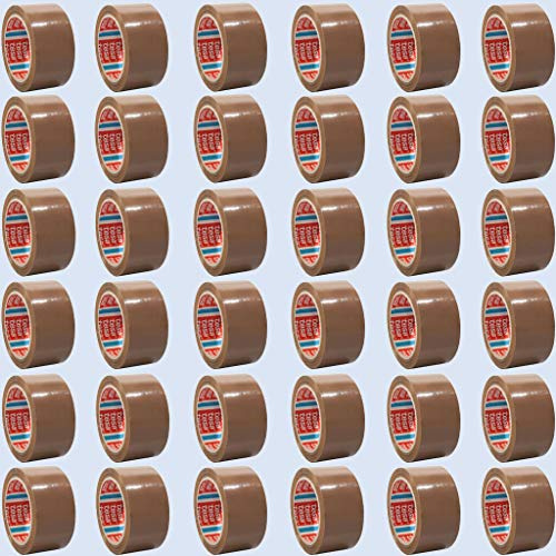 36 x tesa 4120, tesapack PVC Packband Paketband Verpackungsklebeband, 50mm x 66m