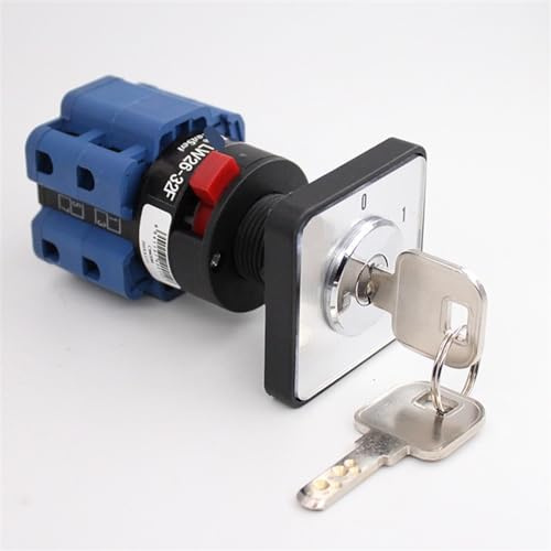 Clé de verrouillage LW26-32F, coupure de courant triphasée, fil de commande principal On-off, interrupteur rotatif universel à came 32A, 380V, 1 pièces