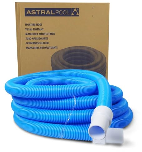 Astral Pool 8 m Saugschlauch Ø 38 mm - Flexibler Poolschlauch mit elastischen Muffen - Für Bodensauger und Bürsten - Hochwertiges Poolzubehör