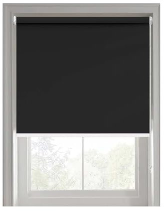 Verdunkelungsrollos 120 x 160 cm, Lichtdicht & Budgetfreundlich, Thermo-Rollos für Büros, Rosa
