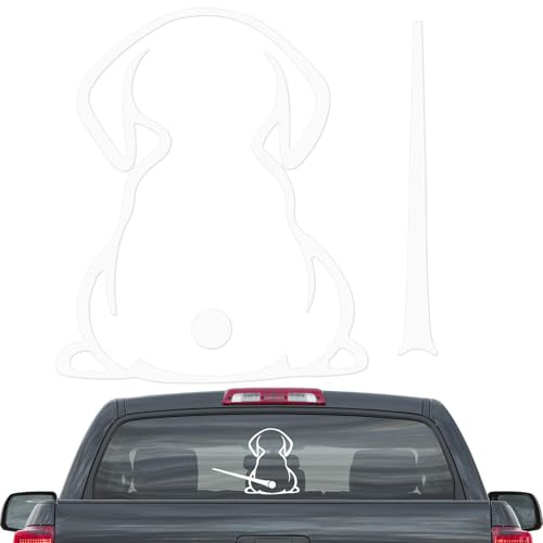 Dog Wagging Tail Decal,Car Rear Wiper Wagging Tail Sticker - Exterior Car Styling Window Wiper Decals Tags for Men, Women
