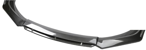Auto Frontspoiler Universell für BMW 5 Series G31 2000-2024 2025, Frontlippe Spoiler Spoilerlippe Frontstoßstange Lippe Stoßfängerlippe Lip Spoiler Kinn Kohlefaser(Black)