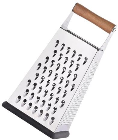 Professional Cheese Grater 4 Sided Stainless Steel Grater Perfect Box Graters for Parmesan Cheese Vegetables Gingers Handheld Kitchen Food Shredders