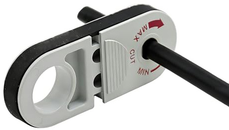 Cable Stripper Tool, Wire Strippers Electrical, Stripper for Rotate one Circle, Copper Cable Diameter 0.3-1.28 cm Ethernet Data Cable Stripper